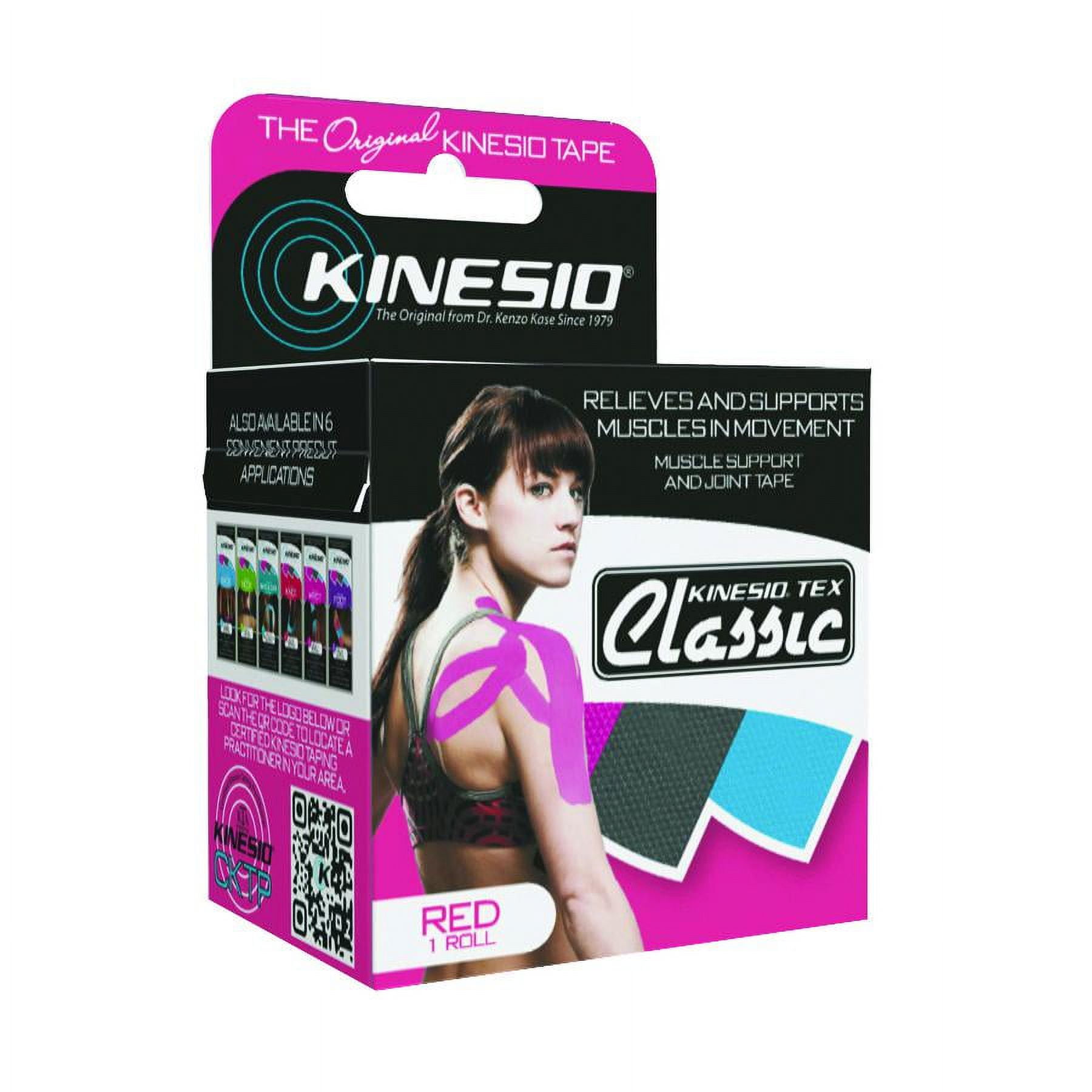 kinesio Tape, Tex Classic, 2" x 4.4 yds, Red