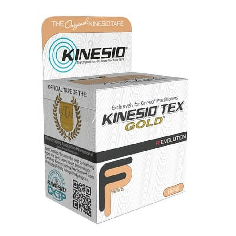 kinesio Tape, Tex Gold FP, 2 x 5.5 yds, Beige