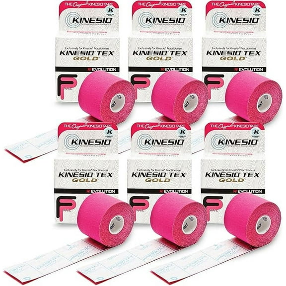 kinesio Tape, Tex Gold FP, 2" x 5.5 yds, Red