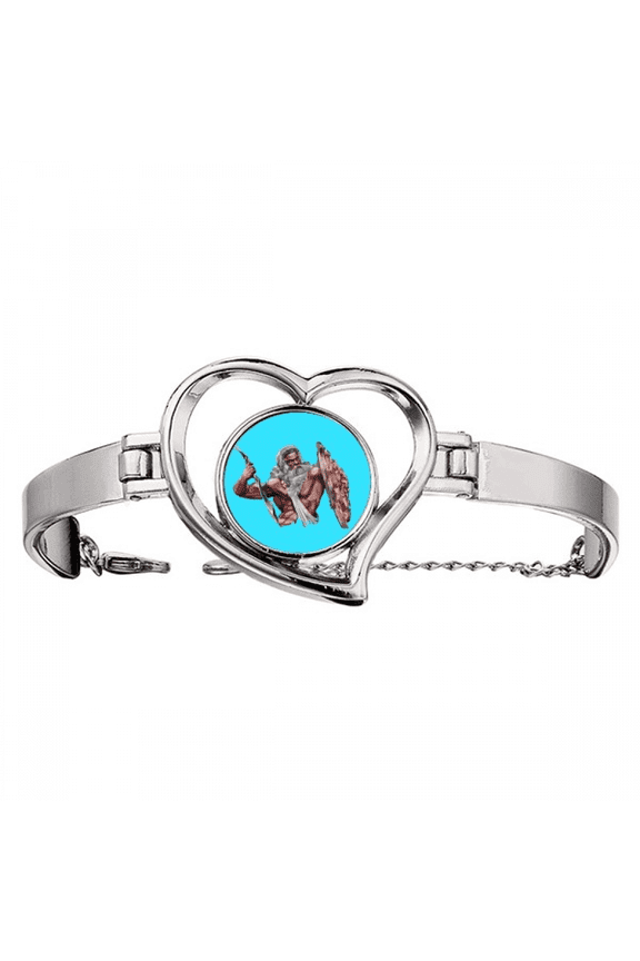 king gods thunder right bracelet heart jewelry wire bangle