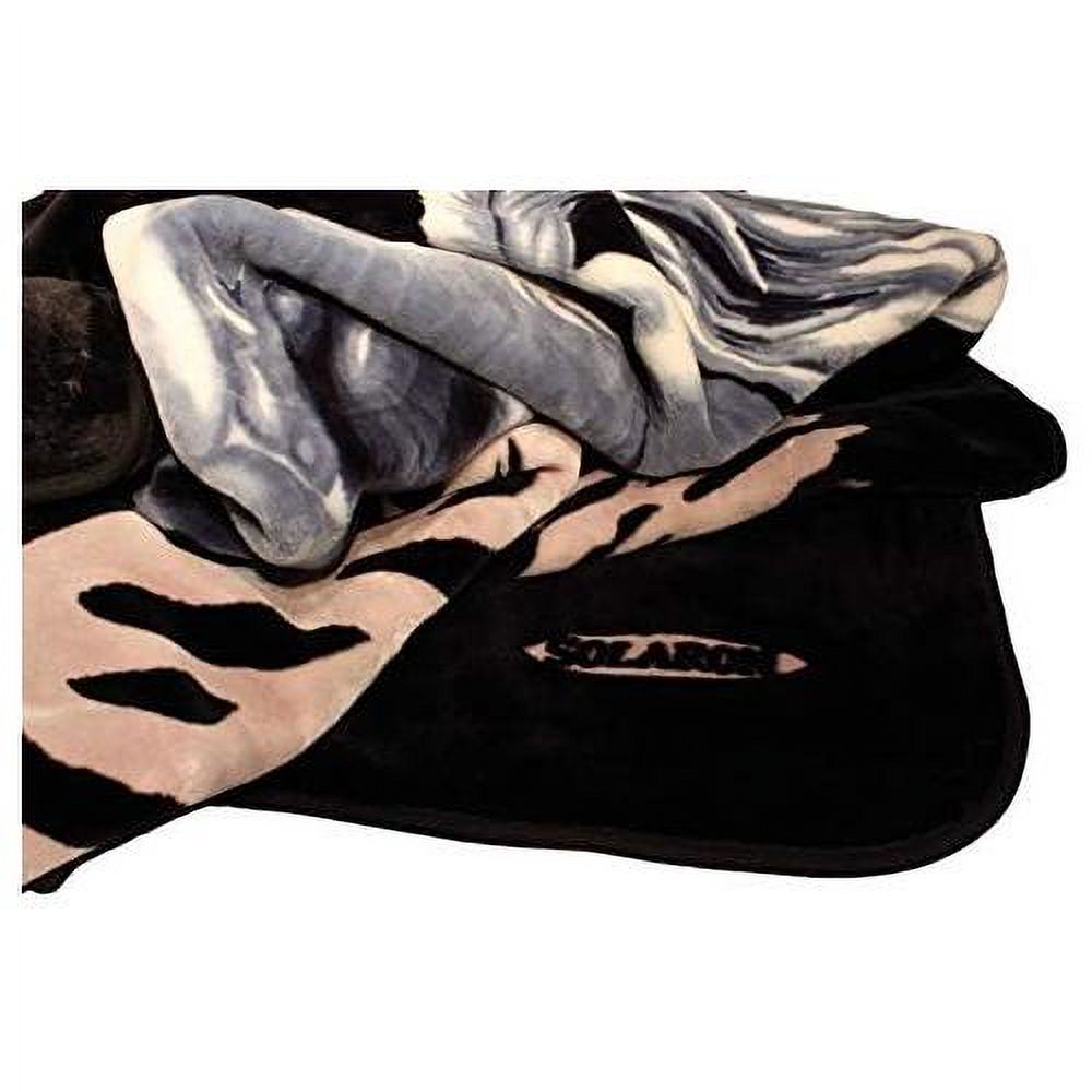 king horse korean mink blanket