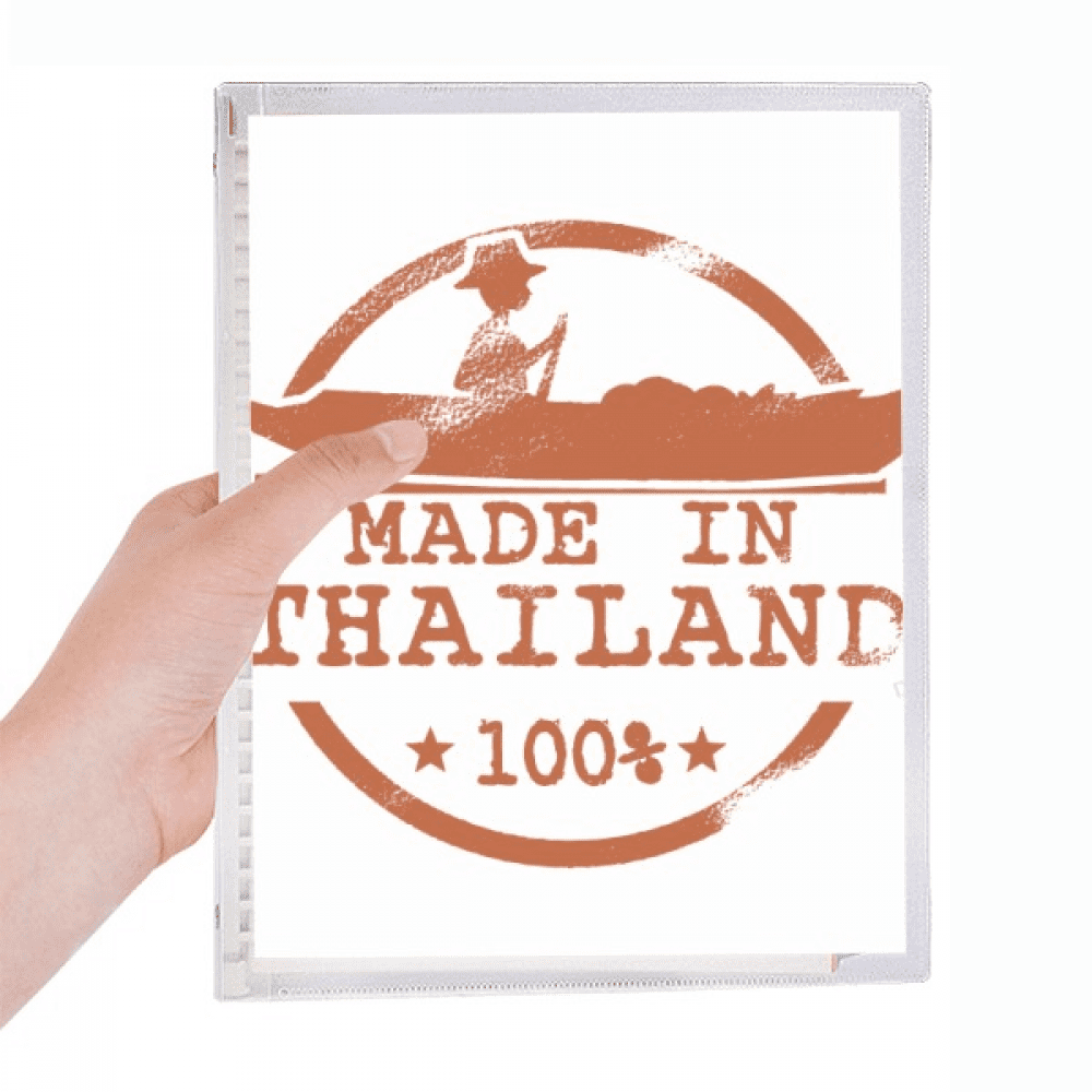 kingdom of thailand kayaking illustration notebook loose diary refillable journal statiry