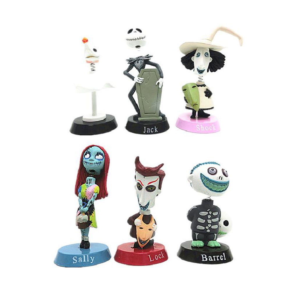 kingque The Nightmare Before Christmas Jack and Sally PVC Action Figure ...