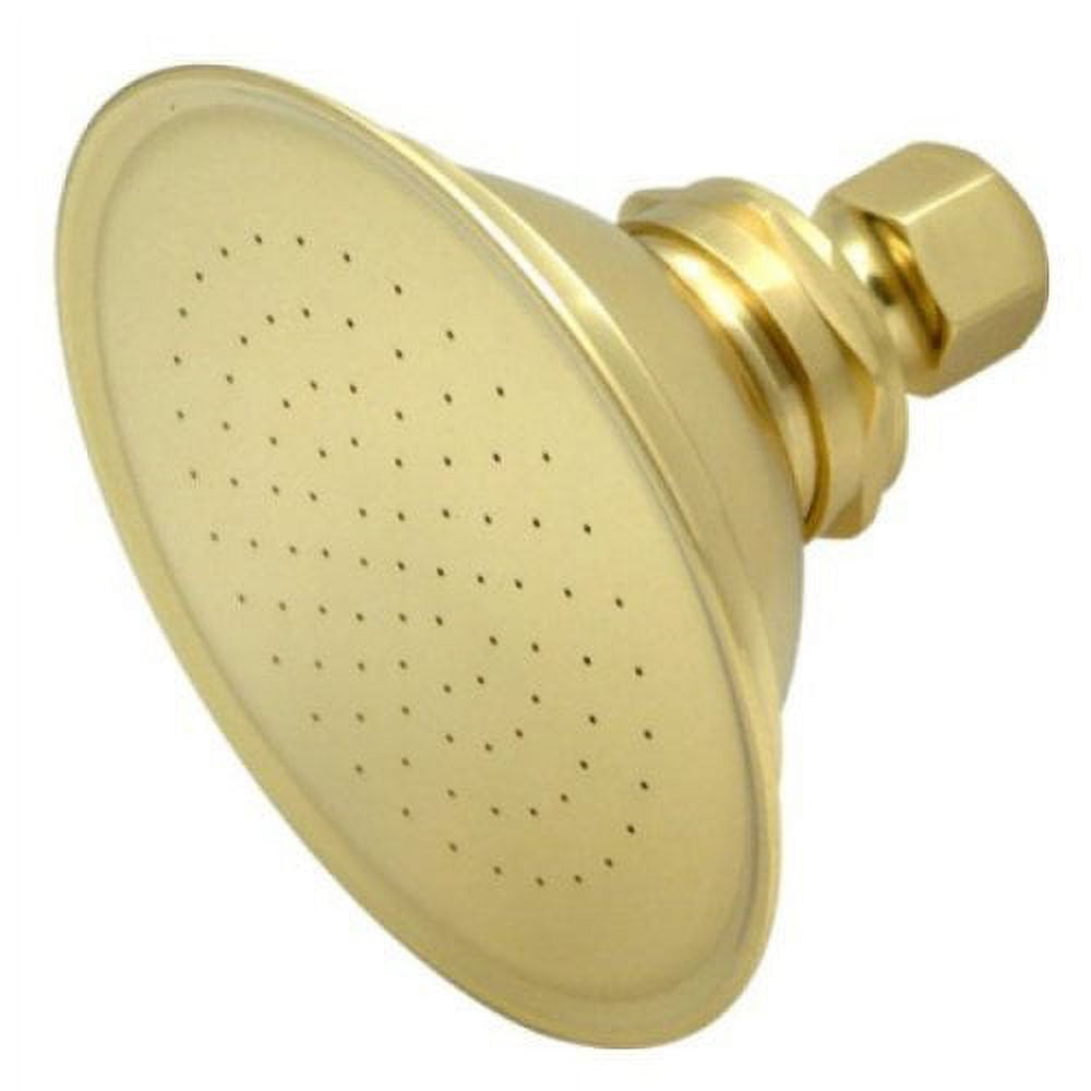Victorian Polished Brass Wall Mounted Rain Shower Head