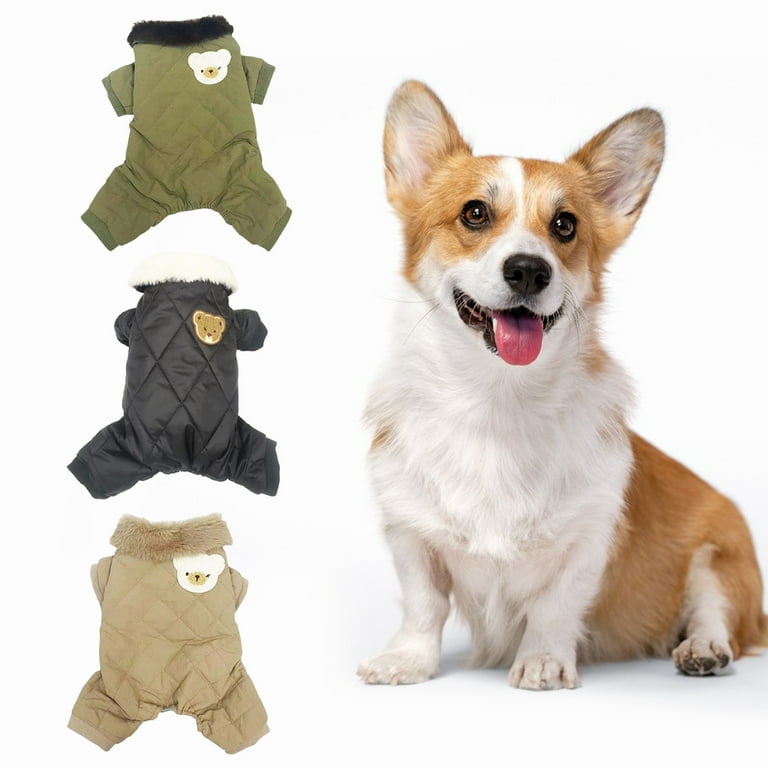 Dog clothes pet thickened four-legged cotton four-legged bear pet supplies Dog clothes pet thickened four-legged cotton four-legged bear pet supplies