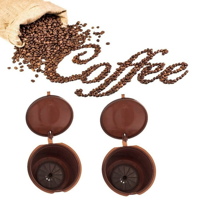 kiskick Plastic Reusable Refillable Coffee Filter Capsule Cup for Dolce Gusto Eco Friendly Coffee Solution