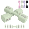 thumbnail image 1 of kisnbld Adjustable Dumbbell Set of 2, 4 in 1 Dumbbells Set for Women with Fast Adjustment, Each 2/3/4/5lb Hand Weights Set for Home Gym & Outdoor, 1 of 8
