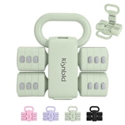 kisnbld Adjustable Kettlebell Set, 2 in 1 Free Weights Dumbbells & Kettlebell Set for Women with Fast Adjustment, Each 2lb 3lb 4lb 5lb Hand Weights Set for Home
