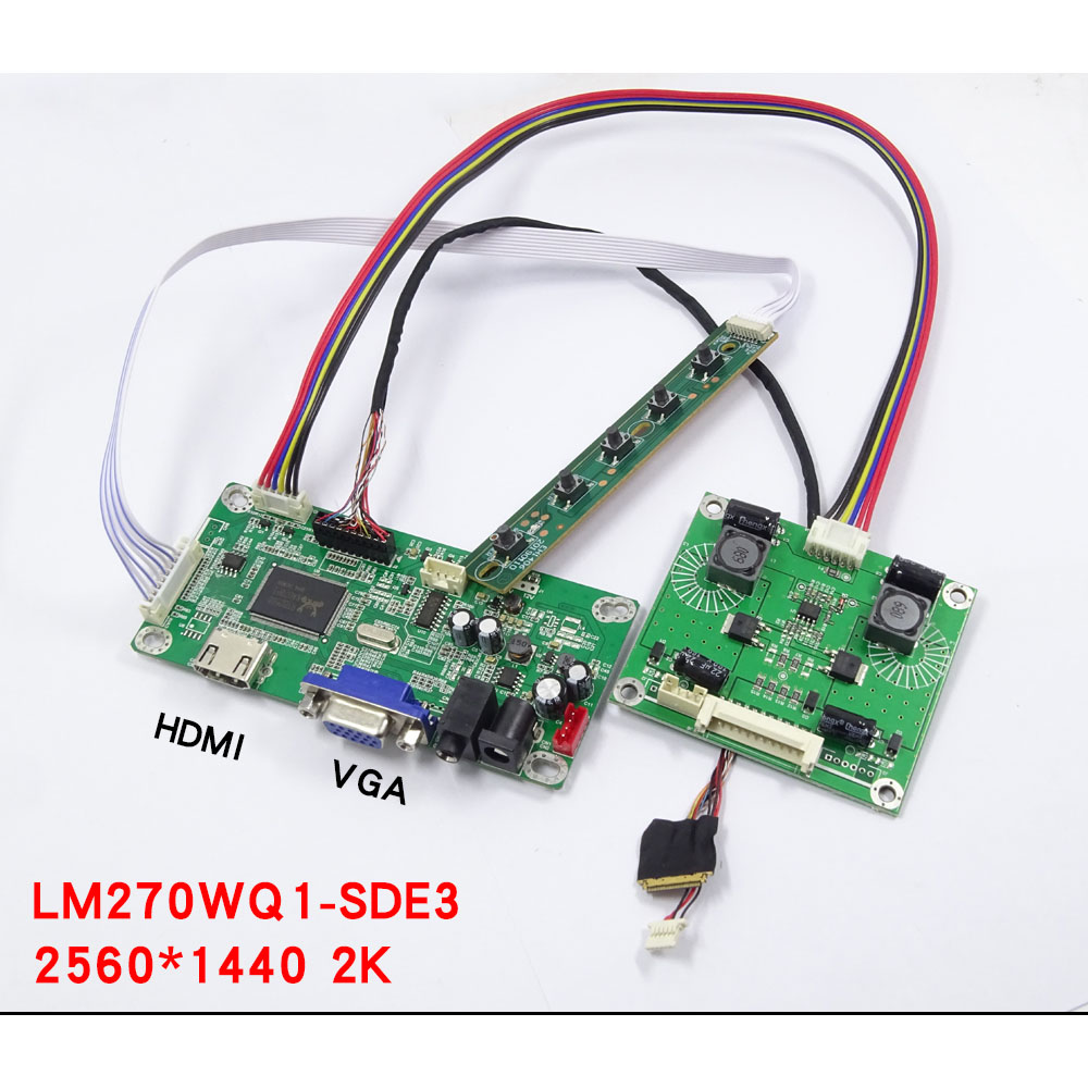 kit LED MAC 27" LM270WQ1SDE3 2560*1440 EDP Controller Board monitor