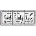 thumbnail image 1 of kitchen Wall Art for Dining Room Decor Signs,Canvas Prints Kitchen Wall Decoration Sign,Rustic Farmhouse Home Living Room for Bedroom Wall Decor Artwork (White-Food, 12 X 15 X 3), 1 of 6