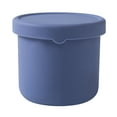 kitchen essentials 2024 Round Silicone Folding Lunch Box Outdoor Travel