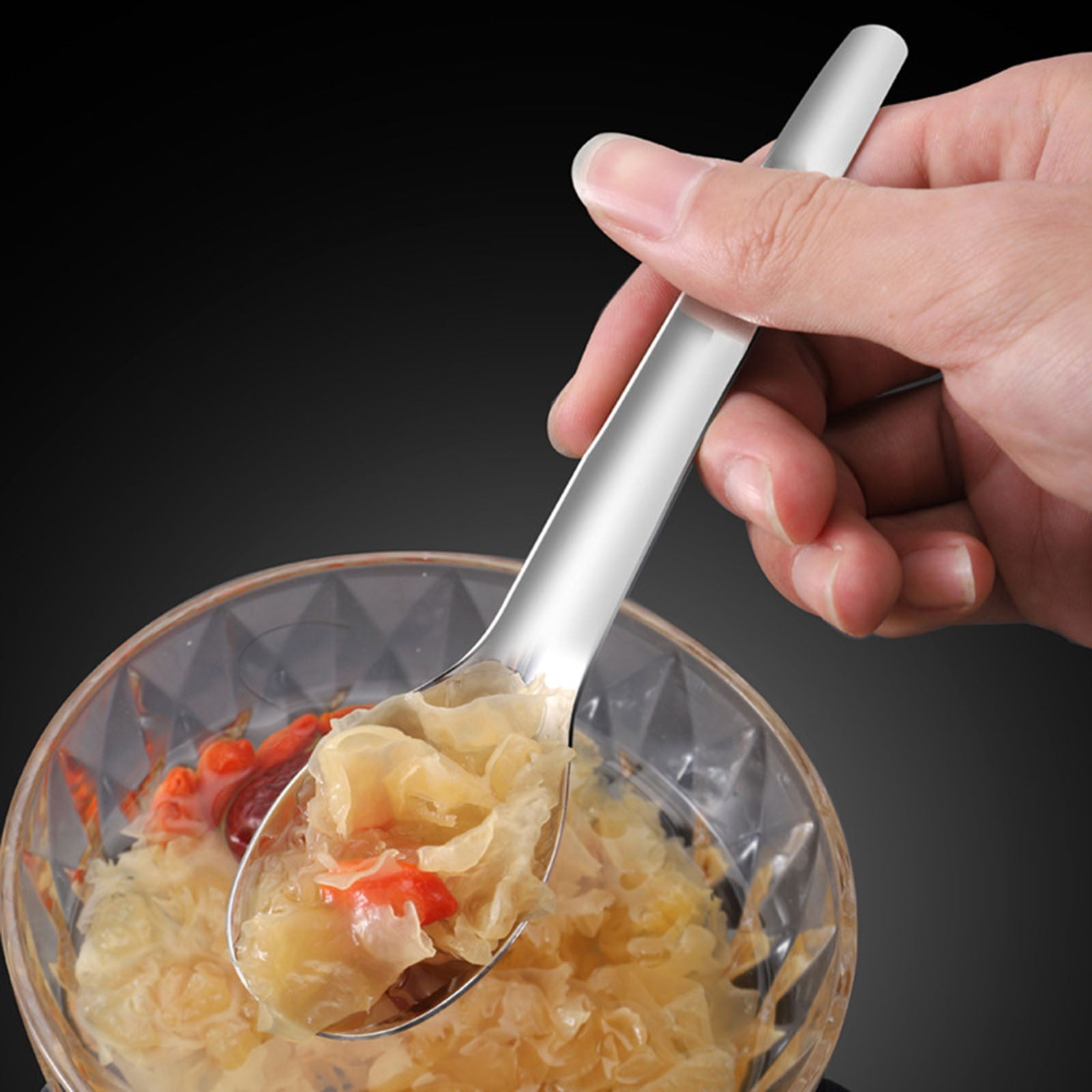 kitchen essentials for new home slotted spoon simple dining dinnerware 316 Stainless Steel Spoon