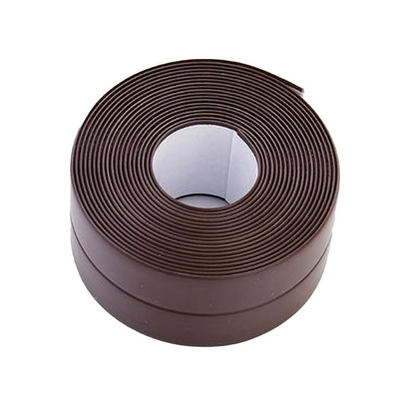 kitchen sealing strips,Bathroom Shower Sink Bath Sealing Tape Strip,Waterproof Wall Sticker Bathroom Caulk Strip,caulk tape caulk strip for bathroom shower toilet,PVC Waterproof Bath and Brown