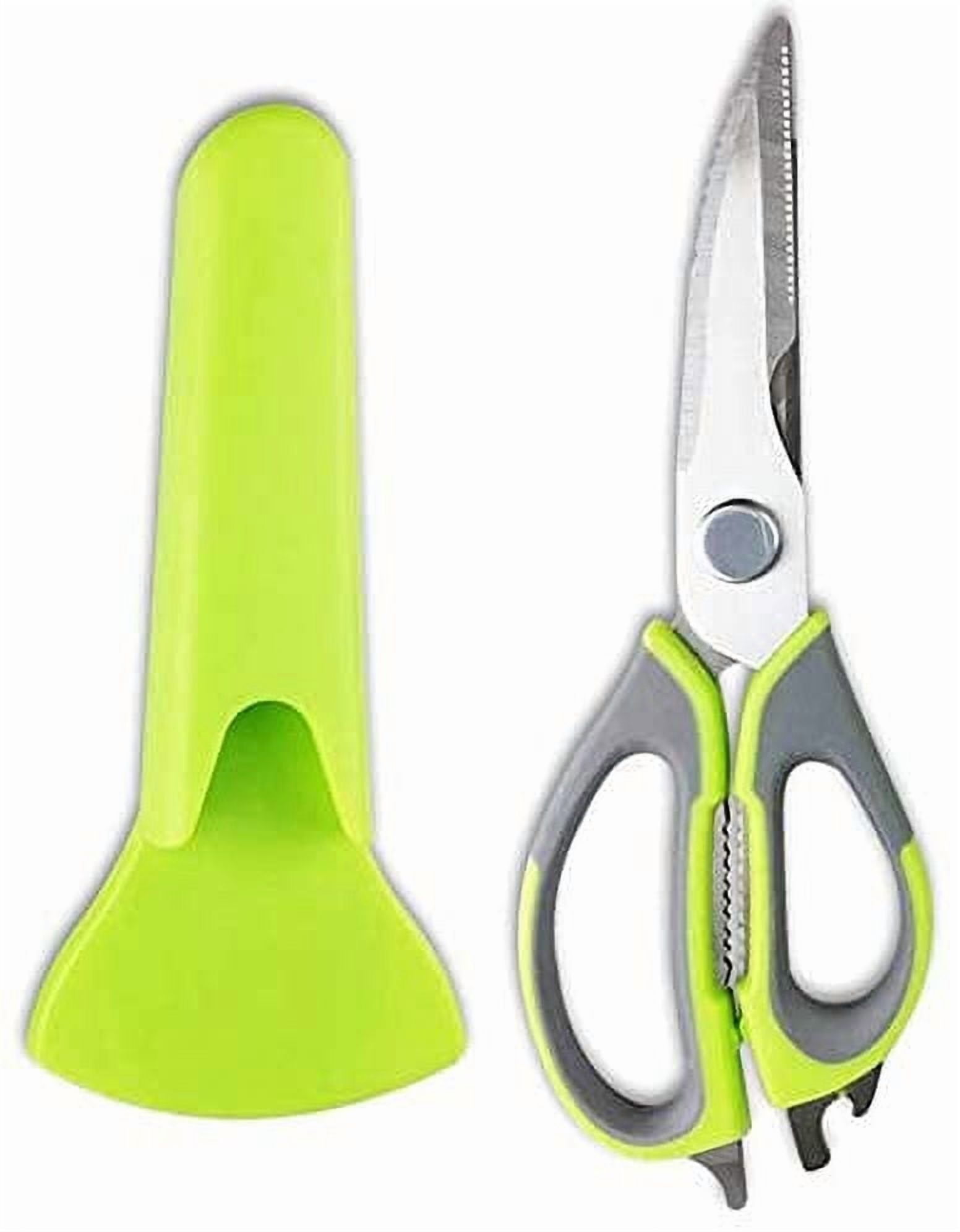 kitchen stainless steel scissors detachable with refrigerator magnetic ...