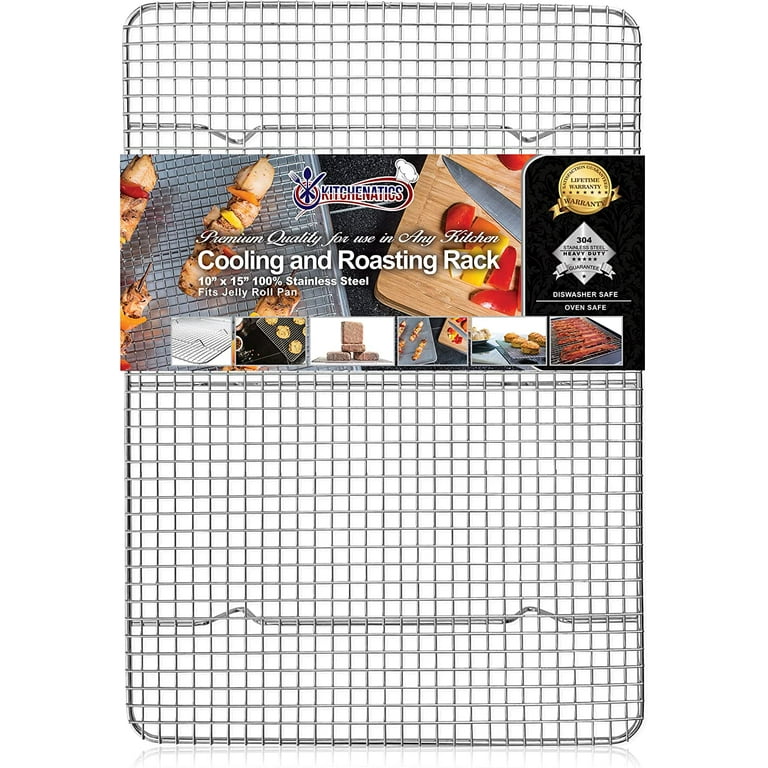 KITCHENATICS Premium Quality Half Baking Sheet Pans, Nonstick Cookie Sheets  for Baking, Oven Safe Baking Sheet Pans, Heavy Duty 1/2 Commercial Baking