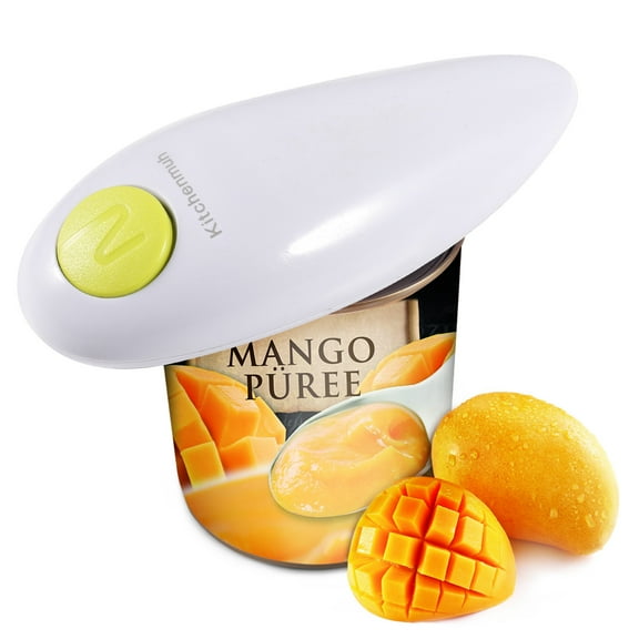 kitchenmuh Can openers, electric Almost Can with Smooth Edge, Electric Can Openers for Kitchen Food-Safe Magnetic Catches Cover, Electric Can Opener for Seniors, Arthritis and Chef