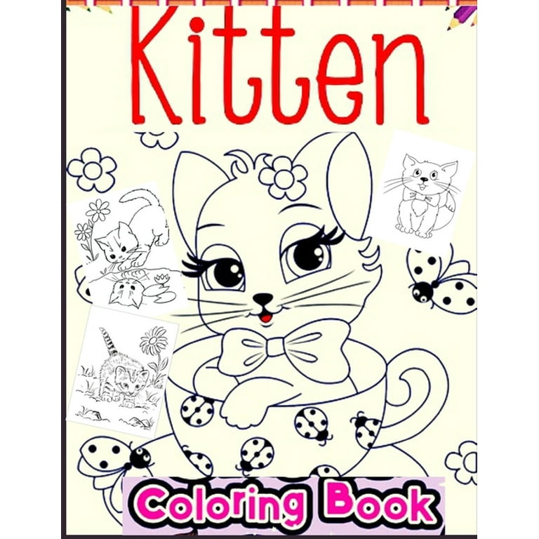 Cat Coloring Book for Kids Ages 8-12: 50 Unique Kitten Cuties A Fun and  Easy Col