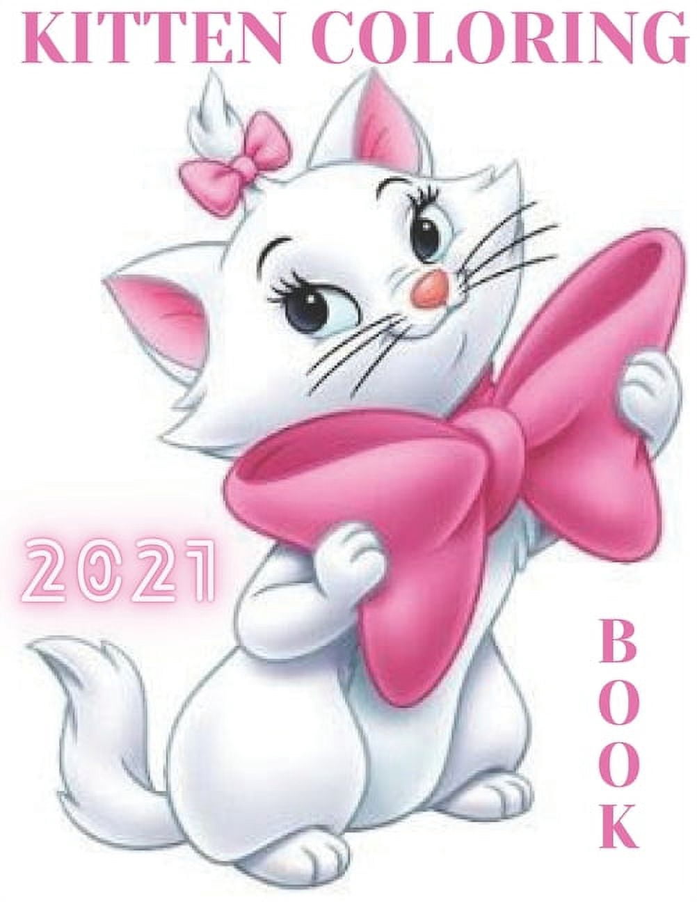 kitten coloring book : Kittens Coloring Book (Design Originals) 32 Adorable Expressive-Eyed Cat Designs from High-Quality, Extra-Thick Perforated Pages that Resist Bleed Through (Paperback)