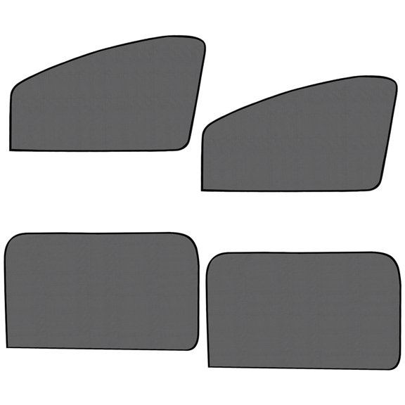 kitwin 4 Pcs Car Window Sun Shades UV Protection Front/Rear Window Screen Shade Car Curtain with Magnetic Sunshine Blocker Car Privacy Shield Auto Interior Accessories Reduce Glare for Most Cars