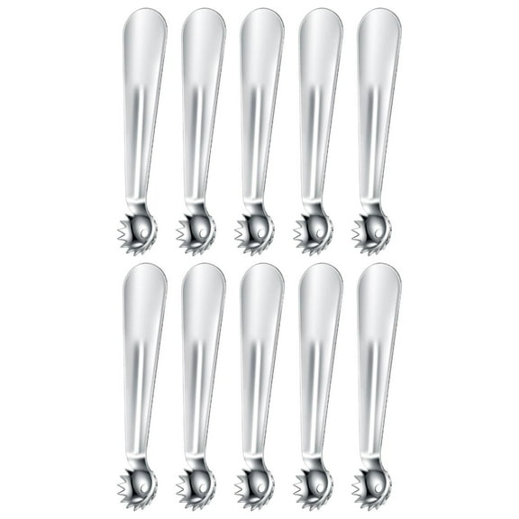 kjfeif 10pc Stainless Steel Tomato Stem Corer, Multi-Function Stainless Corer and Pitter Remover for Strawberry, Tomato Stem Corer Tool Tomato, Vegetable and Fruit Corer Creative Kitchen Tool