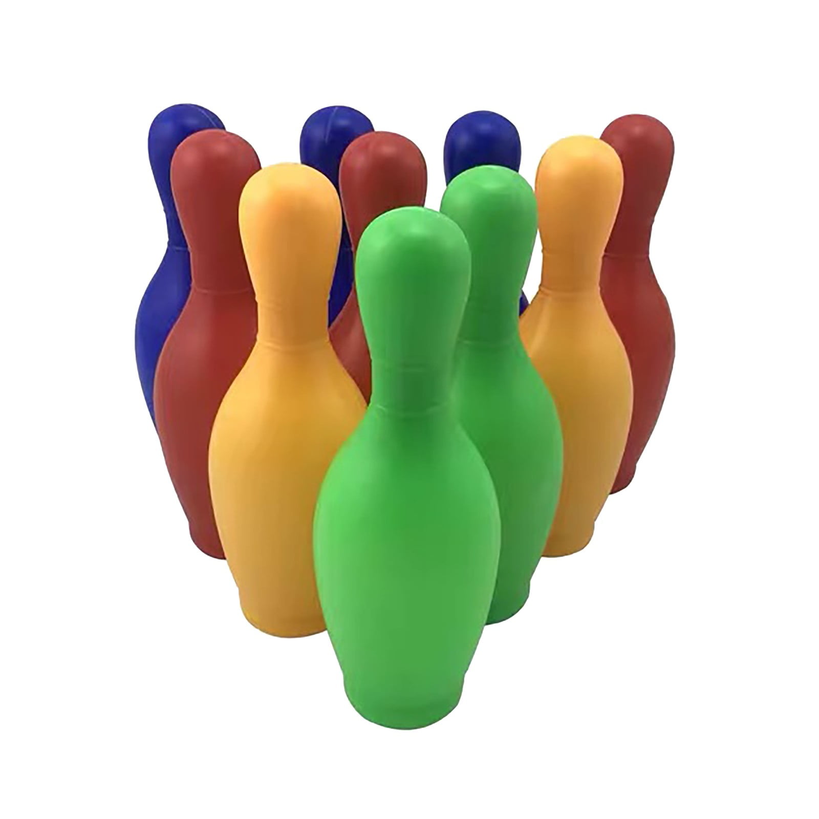 kjfeif 12Pcs/Set Child Solid Color Pins Balls Bowling Game Indoor Sport ...