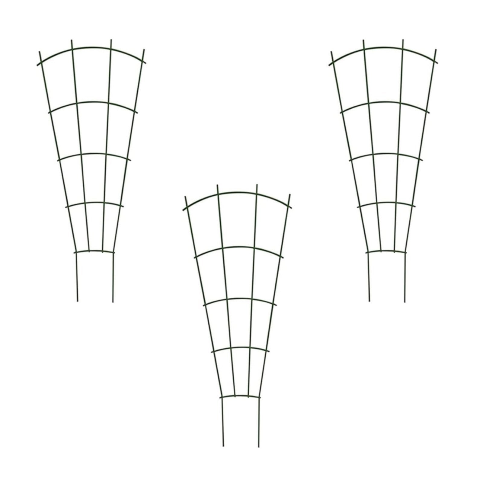 kjfeif 15.74 Inch Plant Support Stakes, 40cm Garden Trellis for Climbing Plants, Flexible Indoor and Outdoor Use for Tomatoes, Vines, and Potted Vegetables