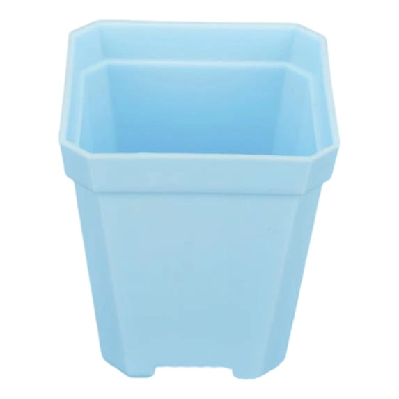 kjfeif 2.63 Inch Square Nursery Pot, Plastic Plant Starter with Drainage for Seedlings and Succulents, Small Planter for Indoor, Balcony, or Office Gardening