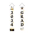 thumbnail image 1 of kjfeif 2024 Graduation Banner Class of 2024 Congrats Grad Porch Sign Party Decorations Supplies Welcome Hanging Door Decor for Indoor Outdoor, 1 of 8