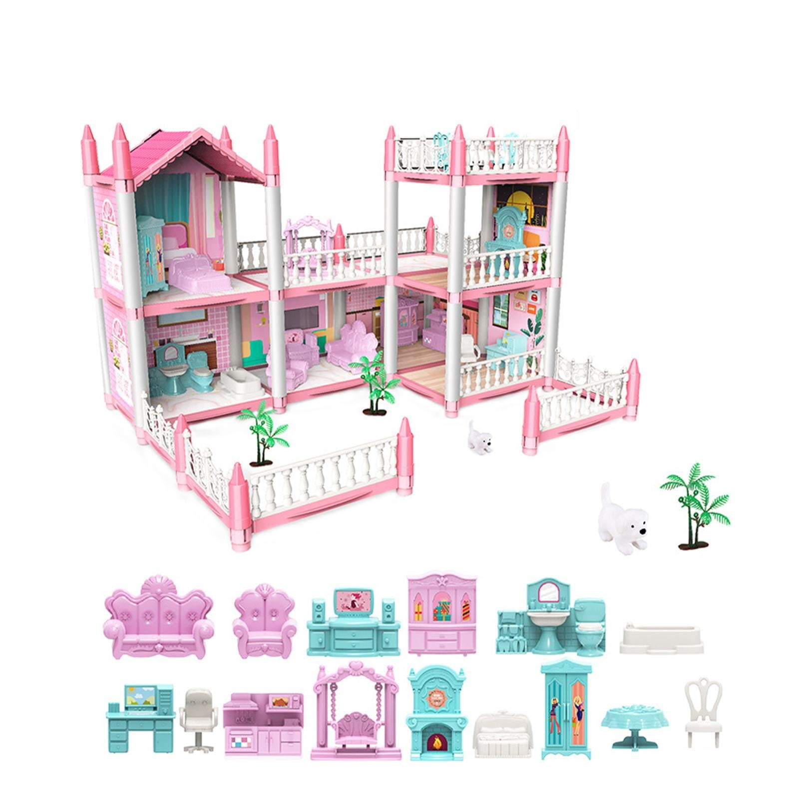 kjfeif 2025 Unique Design Rooms DIY Pretend Play Building Playset