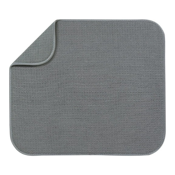 kjfeif 2Pcs Microfiber Placemats Cutlery Mats Drain Mats Drying Mats ,Kitchen Counter Mats for Coffee Countertops,Sinks,Draining Racks( 16×18")