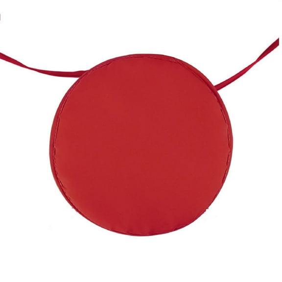 kjfeif 2pc Round Outdoor Bistro Chair Cushion Round Garden Chair Pads Seat Cushion with Ties Round Seat Cushion Dining Chair Bistro Cushion for Indoor/Outdoor Stool Patio Dining Room Home