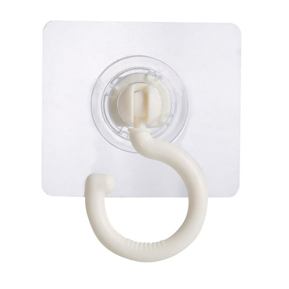 kjfeif 360° Punch Free Hooks Hook Multi-function Paste Hook Door Rear Hook Hook Strong Sticky Hook, Waterproof and Oilproof Reusable Utility Towel Bath Ceiling Hooks