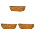 thumbnail image 1 of kjfeif 3PCS Trough Coco Liners for Planters Wall Basket 30inch, Replaceable Coconut Fiber Plant Basket Liner for Plant Hanging Basket, Garden Flower Vegetables Pot, 1 of 9