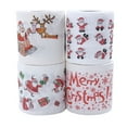 thumbnail image 1 of kjfeif 4Pcs Christmas Roll Paper Napkins Colored toilet Paper (Santa Claus+Christmas Letters+Christmas Gift Pack+Christmas Chimney) 3.9" Width, 1 of 9