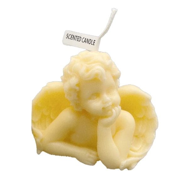 kjfeif Angel Candles Soy Scented Candles Hand Carved Aesthetic Candles for Home Decor Bathroom Bedroom Wedding Decor