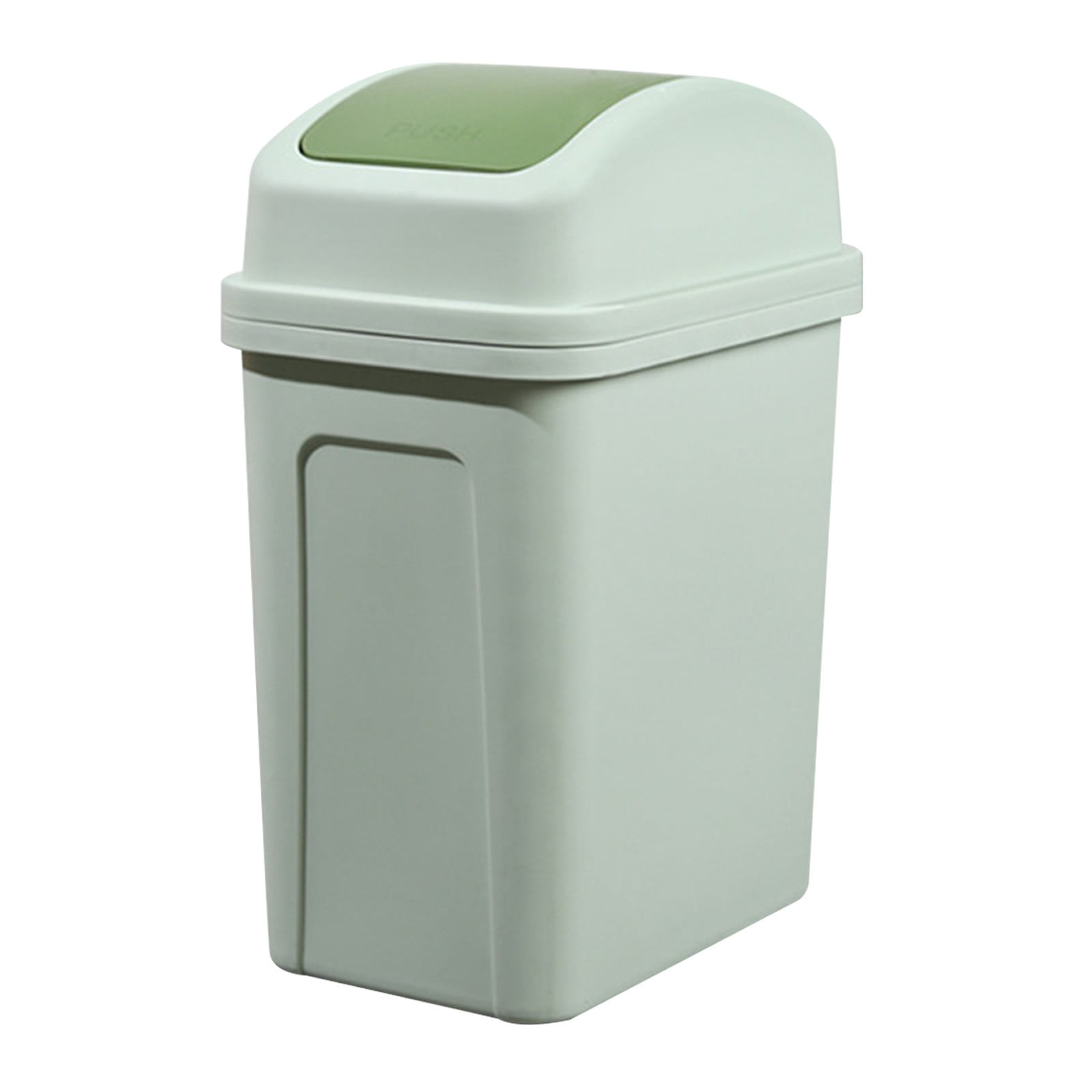 kjfeif Bathroom Trash Can with Lid Plastic Garbage Can with Lid Waste Basket Trash Garbage Dog Proof Trash Can for Bathroom Kitchen Living Room Bedroom