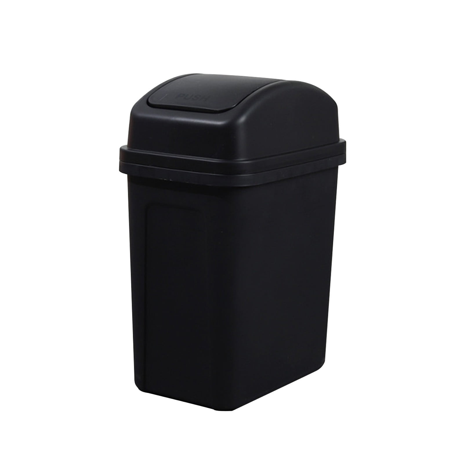 kjfeif Bathroom Trash Can with Lid Plastic Garbage Can with Lid Waste Basket Trash Garbage Dog Proof Trash Can for Bathroom Kitchen Living Room Bedroom