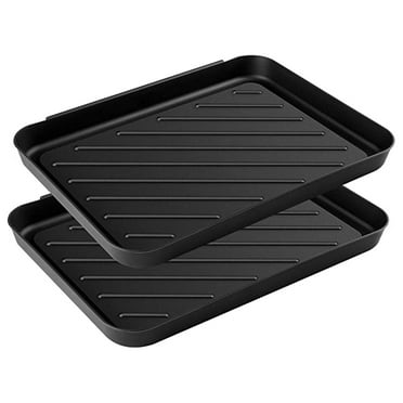 kjfeif Boot Tray for Heavy Duty Floor Protection-Paint-Dog Bowls, 15.8X 11.8 inch Multi-Purpose, Shoes, Garden - Mudroom, Entryway, All Weather,Pet Feeding Mat,Use for Indoor and Outdoor
