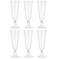 thumbnail image 1 of kjfeif Gold Glitter Plastic Champagne Flutes - Disposable 4.7 Glitter Plastic Party , Food Grade , Suitable for Beer , Tea , Wine Coffee , Party , Office , Travel, 1 of 9