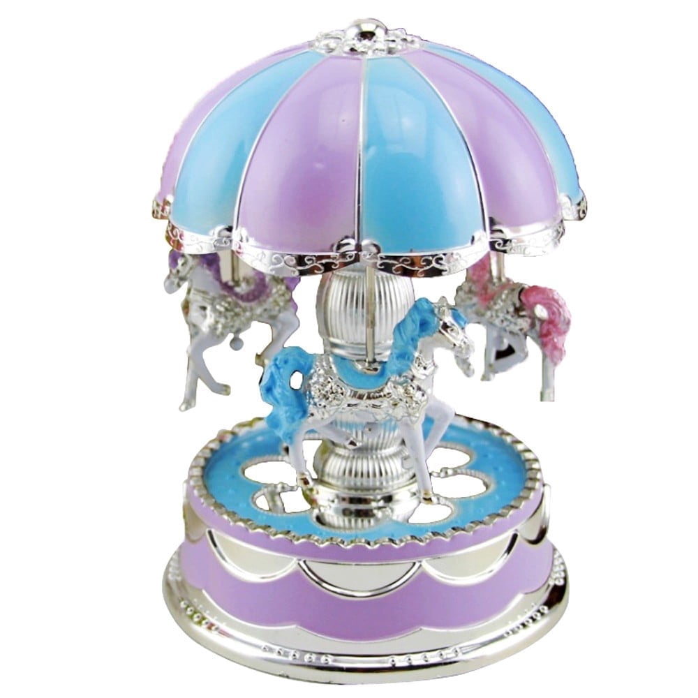Cat Music Box Gift For Wife, Girlfriend, Daughter – Plays 'Castle In The Sky', Rotating Umbrella & Moving Kitten