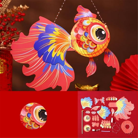 kjfeif Traditional DIY Kit for Kids Design for Mid Autumn & Spring Festival Home Holiday Decoration, Arts and Crafts for Kids Classroom Activities Holiday Party Favors