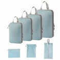 thumbnail image 1 of kjfeif Compression Packing Cubes for Travel, 9 Set Travel Packing Cubes for Suitcases, Compression Suitcases organizers Bag Set for Travel Essentials, Lightweight Packing organizers, 1 of 9