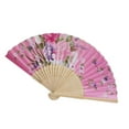 thumbnail image 1 of kjfeif Foldable Bamboo Fans,Eastern Style Handheld Fan Japanese Chinese Fan for DIY Decoration Wedding Dancing Party, 1 of 5