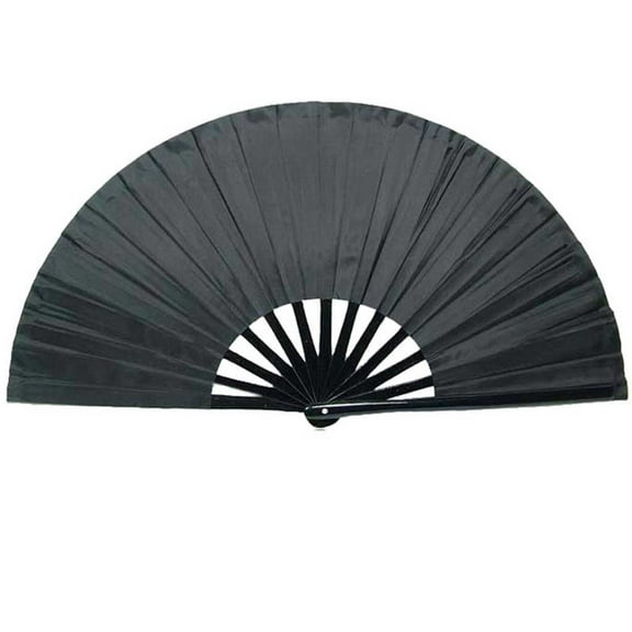 kjfeif Folding Fan Chinese Style Hand Held Fans High Quality Bamboo Paper Traditional Chinese Arts Folding Fans with Gift Box (Black Gift Fan)
