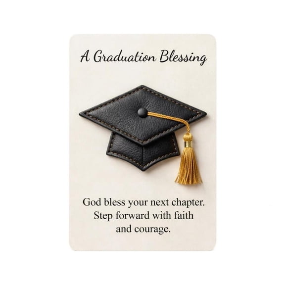 kjfeif Graduation Blessing Keepsake Card 3D Graduation Cap Pocket Hug Card Inspirational Graduation Wallet Card for High School College Graduation for Family Kids Friends