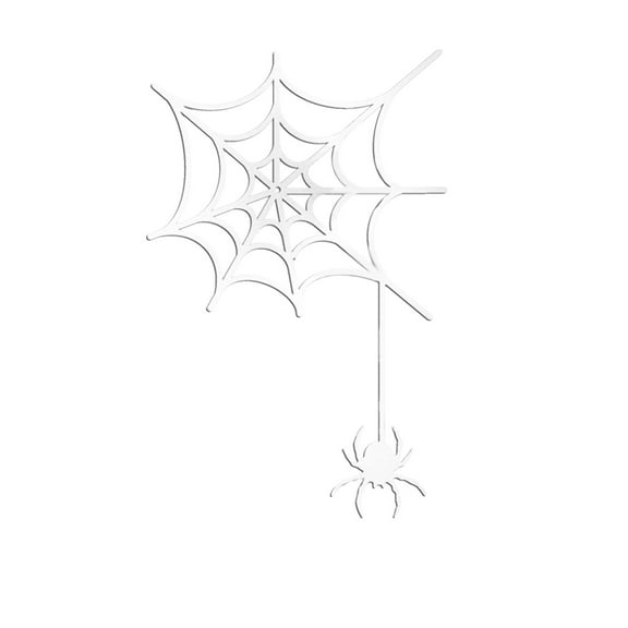 kjfeif Halloween Acrylic Mirror Sticker Self Adhesive Festive Bar Decoration Mirror Wall Sticker for Door Wall Halloween Decorations Home Décor Accents