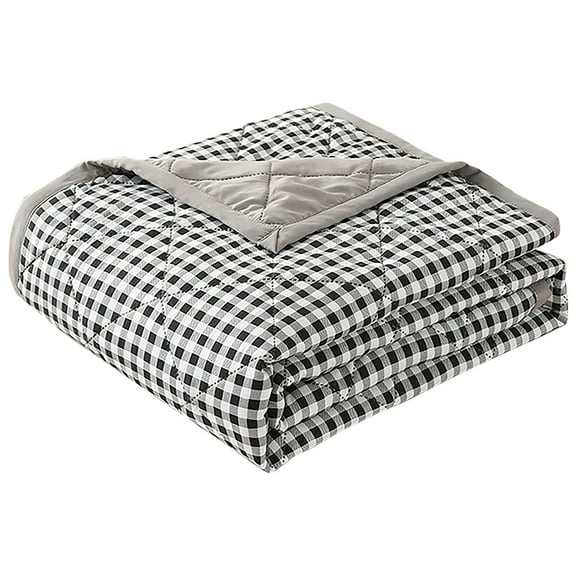 kjfeif Ice Blanket for All Season Lightweight Summer Cooler Quilt for Hot Sleepers and Night Sweats Cooler Comforter Double Cold Effect Blanket Cooler Fiber Soft Blanke Christmas Throw 70.9*78.7in