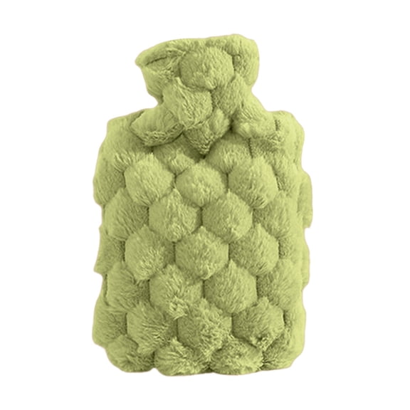 kjfeif Large Hot Water Bottle with Soft Plush Cover & Hand Pocket Heating Bag for Menstrual Cramps, Neck and ShoulderPainRelief, Hot and Cold Therapies, Hand Feet Warmer for Daily Use