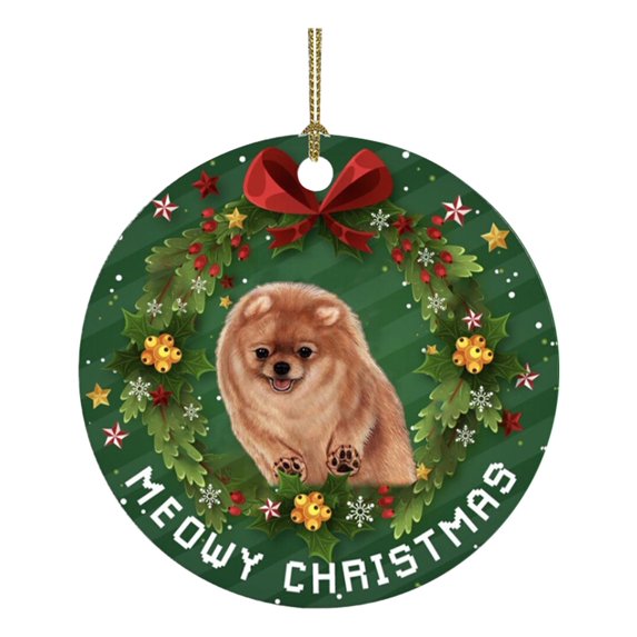 kjfeif Personalized Dog Christmas ornaments 2024 - Christmas Tree ornament Dog First Christmas ornaments Decorations Gifts for Dog Pet Cat Lovers New Owners Holiday Dog Gift