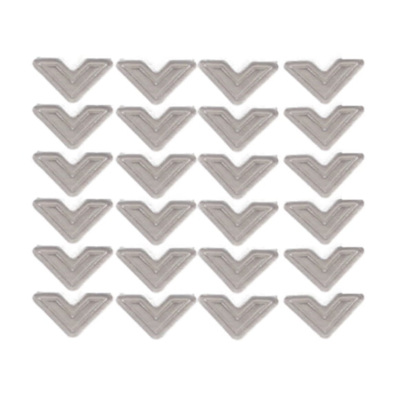 kjfeif Photo Corners Adhesive for DIY Photo Album Journal Cowhide Photo Album Accessories Vintage Stickers Edge Leather Color Adhesive DIY Photo Corners
